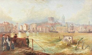 Az utolsó régi Tyne-híd, 1900 alkotó: Wilson Hepple