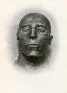 I. Sety, a 19. dinasztia ókori egyiptomi fáraójának múmiájának feje, Kr.e. 1279, 1926.
