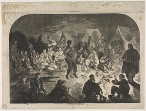 Egy kellemes táborozás a Potomac-folyónál alkotó: Winslow Homer