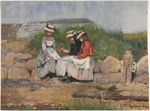 A halász lánya alkotó: Winslow Homer