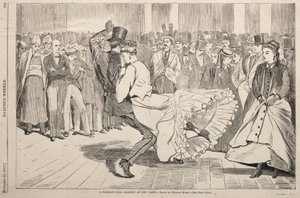 Egy párizsi bál - Tánc a kaszinóban alkotó: Winslow Homer