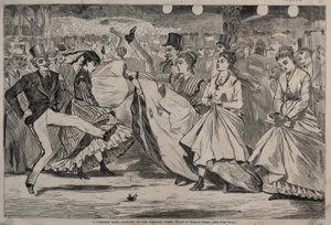 Egy párizsi bál – Tánc a Mabille-ben, Párizs alkotó: Winslow Homer