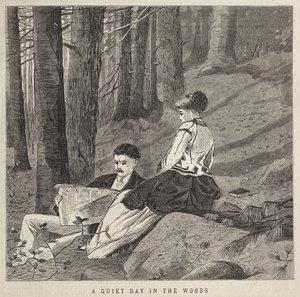 Csendes nap az erdőben alkotó: Winslow Homer