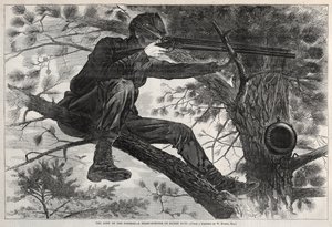 Egy mesterlövész őrszolgálaton alkotó: Winslow Homer