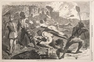 Egy lövedék a lázadó lövészárkokban alkotó: Winslow Homer