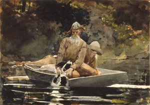 A vadászat után alkotó: Winslow Homer