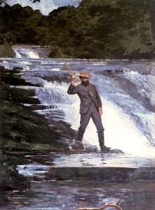 Egy horgász, 1874 alkotó: Winslow Homer