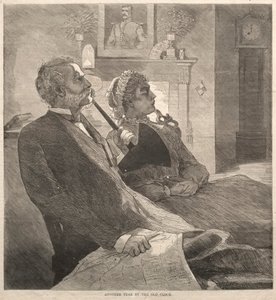 Egy újabb év az öreg óránál alkotó: Winslow Homer