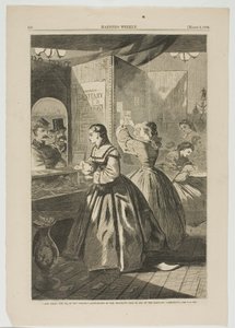"Bármit nekem, ha kérhetem" - A brooklyni vásár postahivatala az Egészségügyi Bizottság támogatására alkotó: Winslow Homer