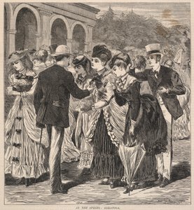 A forrásnál: Saratoga, a Hearth and Home-ból, 1869. augusztus 28. alkotó: Winslow Homer