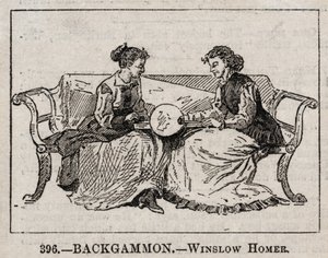 Backgammon. alkotó: Winslow Homer