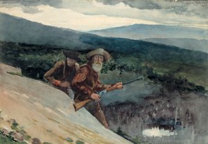 Medve vadászat, Prospect Rock alkotó: Winslow Homer
