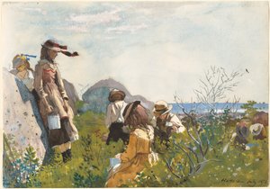 Bogyószedők alkotó: Winslow Homer