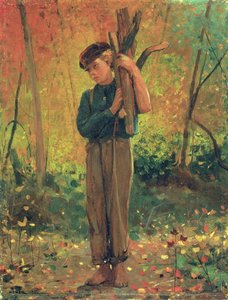 Rönköt tartó fiú, 1873 alkotó: Winslow Homer