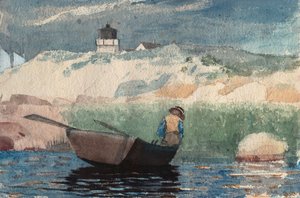 Boat in Boat, Gloucester alkotó: Winslow Homer