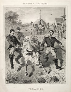 Hadjárati vázlatok: élelemszerzés alkotó: Winslow Homer
