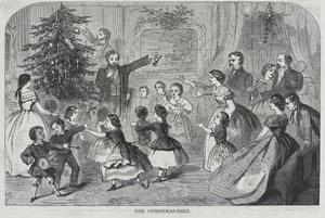 Karácsony – Örökzöldek gyűjtése A karácsonyfa alkotó: Winslow Homer