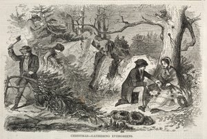 Karácsony – Örökzöldek gyűjteménye alkotó: Winslow Homer