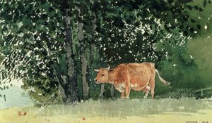 Tehén a legelőn, 1878 alkotó: Winslow Homer