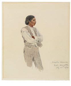 David Pharohh, Az utolsó Montauks, 1874 alkotó: Winslow Homer