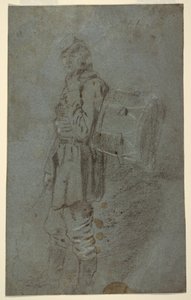 Rajz, Dobos oldalnézetből, 1864 körül. alkotó: Winslow Homer