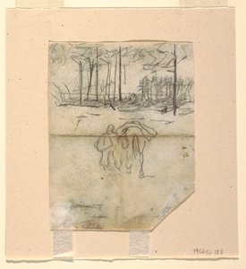 Rajz, Csomaglovat vezető katona, 1862 alkotó: Winslow Homer