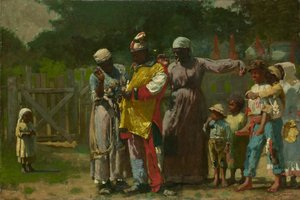 Öltözködés a karneválra alkotó: Winslow Homer
