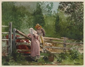 Etetési idő alkotó: Winslow Homer