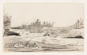 Halászok a Rapidsben alkotó: Winslow Homer