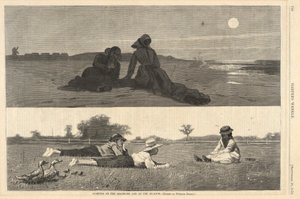 Flörtölni a Tengerparton és a Réten, Harpertől alkotó: Winslow Homer