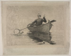 Fly Fishing alkotó: Winslow Homer