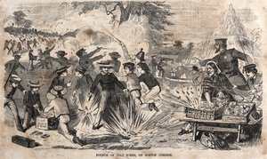 Július 4-i jelenet a Boston Common parkban alkotó: Winslow Homer