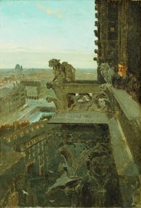 Vízköpők a Notre Dame-ban, 1867 alkotó: Winslow Homer