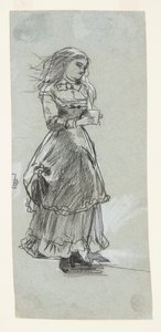 Lány kezében egy ivópohár alkotó: Winslow Homer