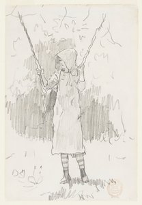 Lány a hintában alkotó: Winslow Homer
