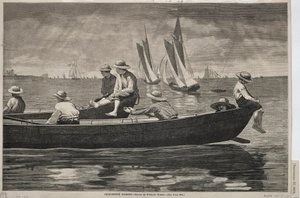 Gloucester kikötő alkotó: Winslow Homer