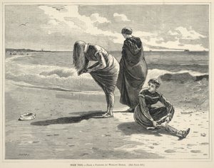 Dagály, az Every Saturday: An Illustrated Journal of Choice Reading című kiadványból, 1870. 08. 06. alkotó: Winslow Homer