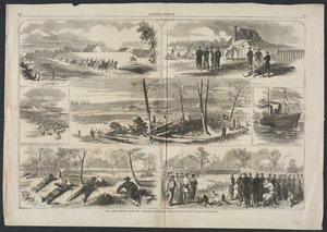 Hadseregünk Yorktown előtt, Virginia, 1862. alkotó: Winslow Homer