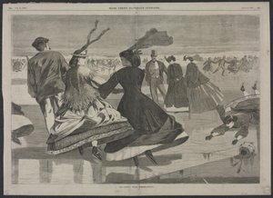 Nemzeti téli gyakorlatunk - korcsolyázás alkotó: Winslow Homer