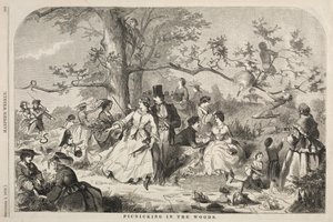 Piknik az erdőben alkotó: Winslow Homer