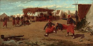 Gyűrűdobás alkotó: Winslow Homer