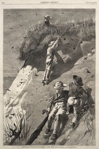 Rajtaütés egy partifecske-kolónián - „Hány tojás?” alkotó: Winslow Homer