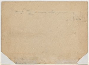 Tetővonal [verso] alkotó: Winslow Homer