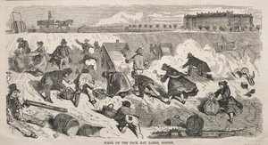 Jelenet a Back Bay Lands, Boston alkotó: Winslow Homer