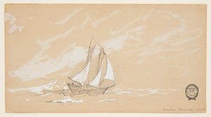 Schooner Three Dories alkotó: Winslow Homer