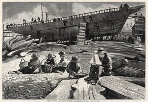 Hajógyártás, Gloucester kikötője alkotó: Winslow Homer