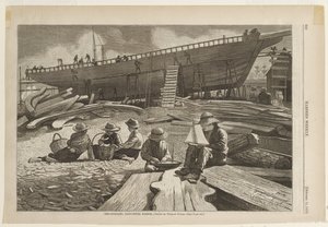Hajóépítés, Gloucester kikötője alkotó: Winslow Homer