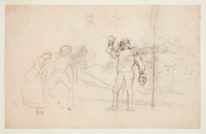 Vázlat a "The Wreck"-hez alkotó: Winslow Homer