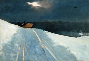 Szánutazás alkotó: Winslow Homer