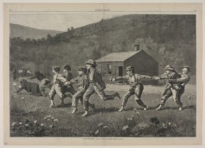 Snap-the-Whip, 1873. alkotó: Winslow Homer